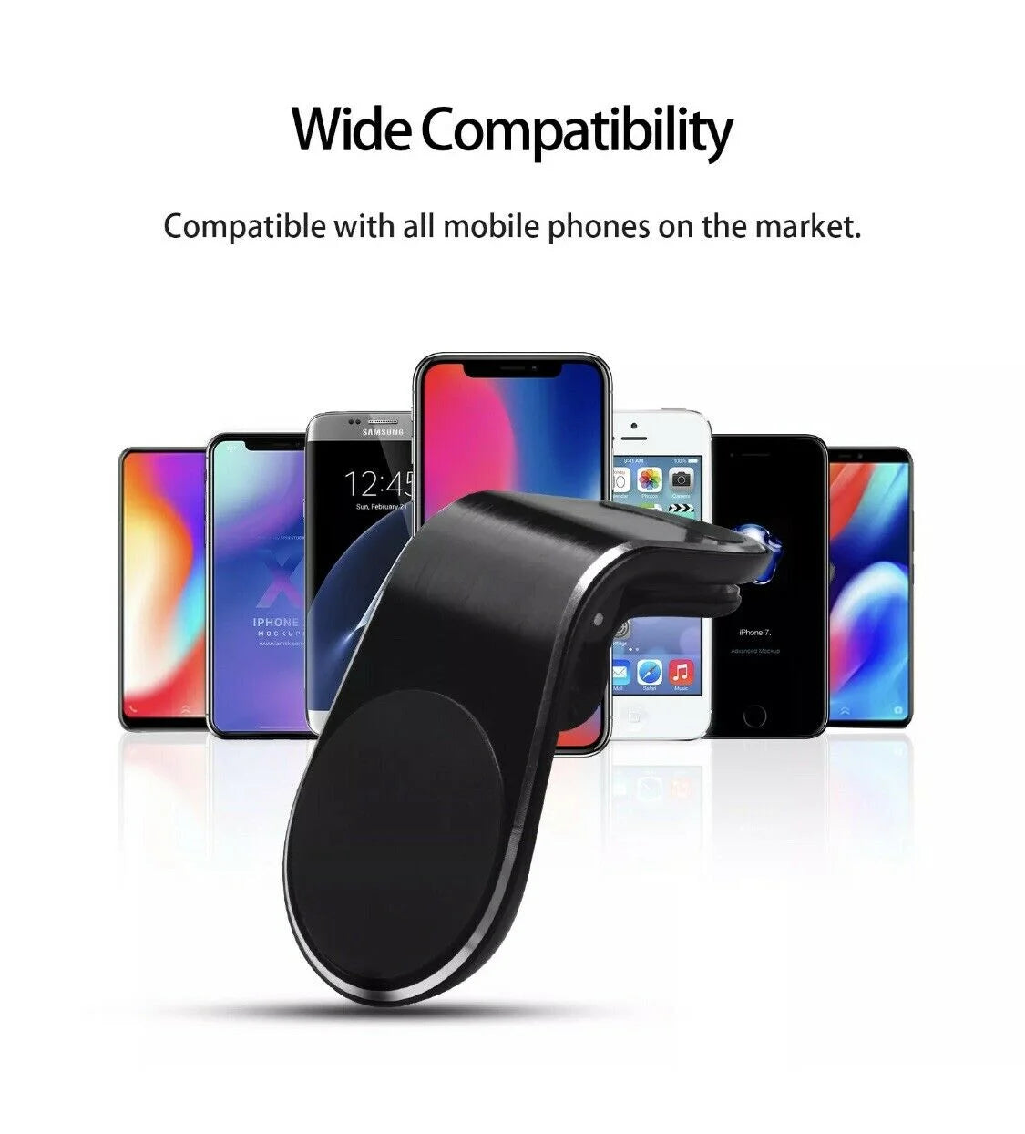 Phone Holder for Car, GPS Car Mount for Mobile Phone Car Phone Holder Mount