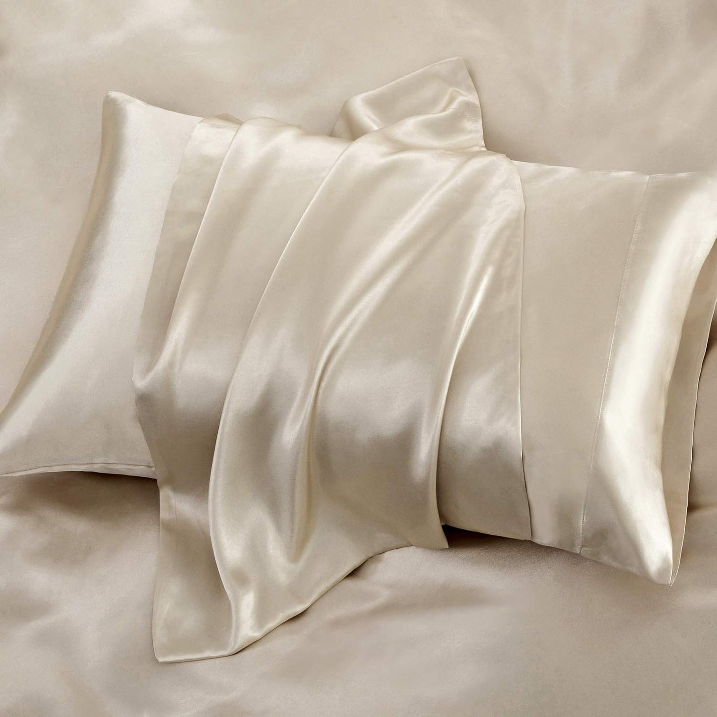 Satin Sheets Full (6 Pieces, Taupe) - Luxury Silky Satin Bed Sheets Full Bedding Set, Extra Soft Satin Sheet Set, 1 Satin Fitted Sheet + 1 Flat Sheet + 4 Pillow Cases