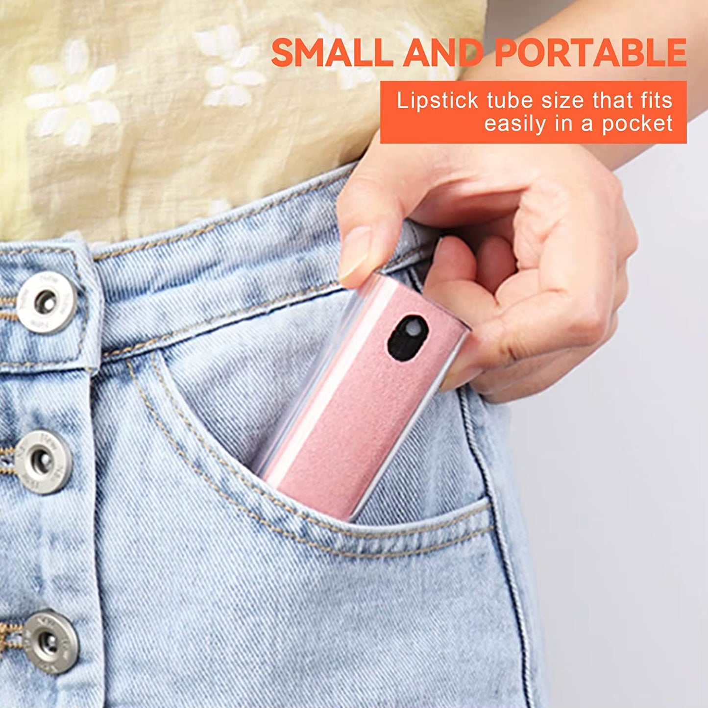 2 in 1 Phone Screen Cleaner Spray Portable Tablet Mobile Phone Touch Screen Cleaner Microfiber Cloth Set Glass Cleaning Artifact