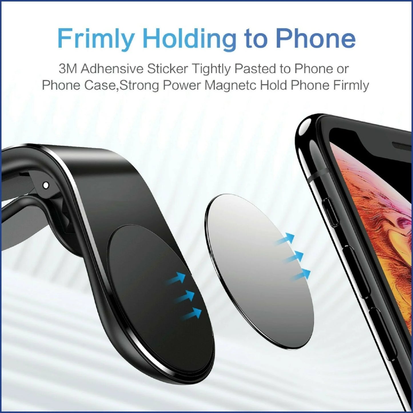 Phone Holder for Car, GPS Car Mount for Mobile Phone Car Phone Holder Mount