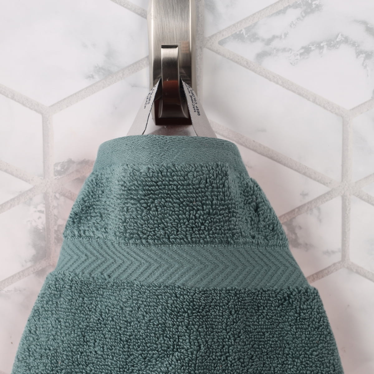 Zero Twist Cotton 12 Piece Assorted Towel Set, Jade Green