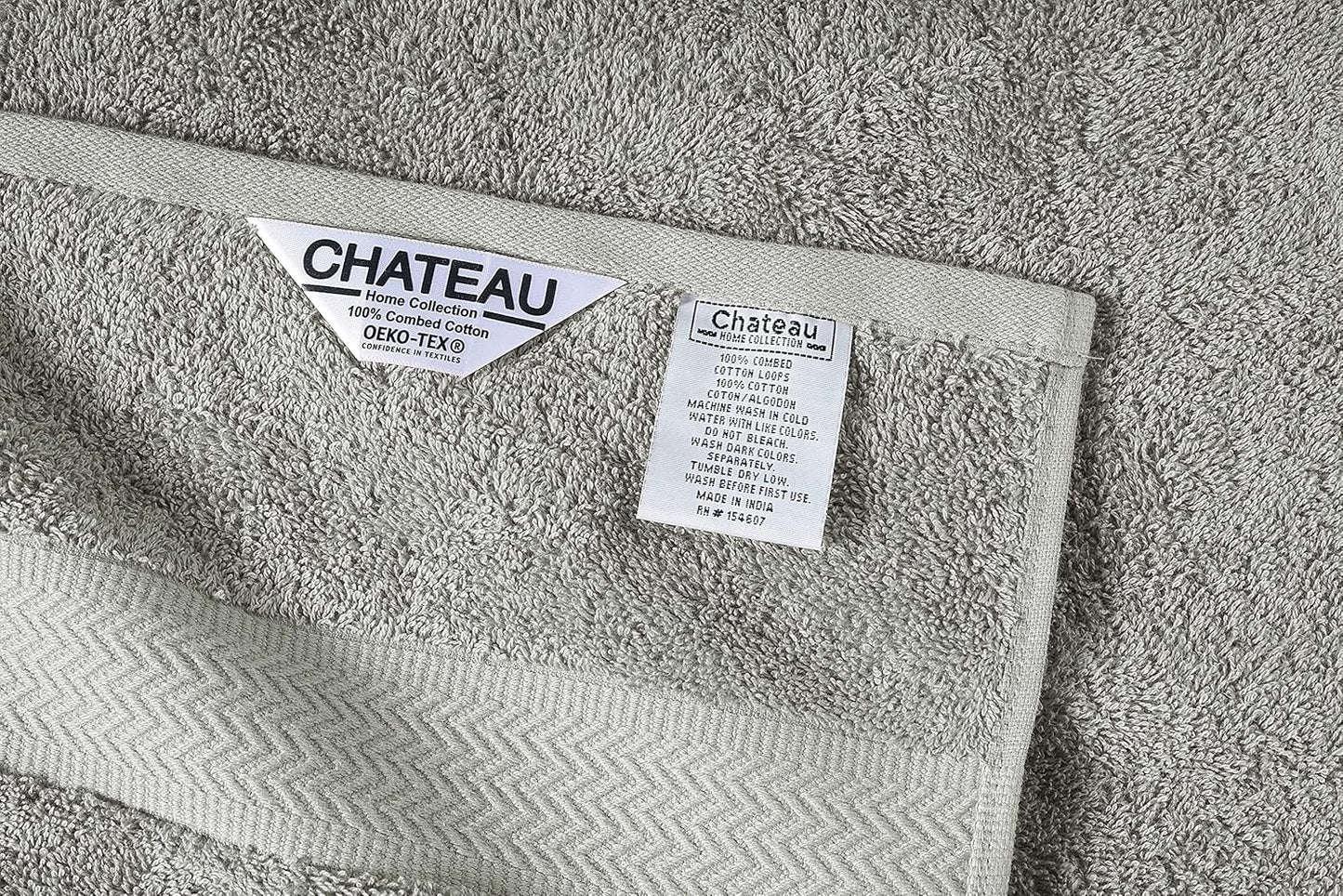 Platinum Luxury Bath Towel Set - 100% Cotton, Quick Dry, 2 Large, 4 Soft Hand, 4 Wash Towels for Body and Face