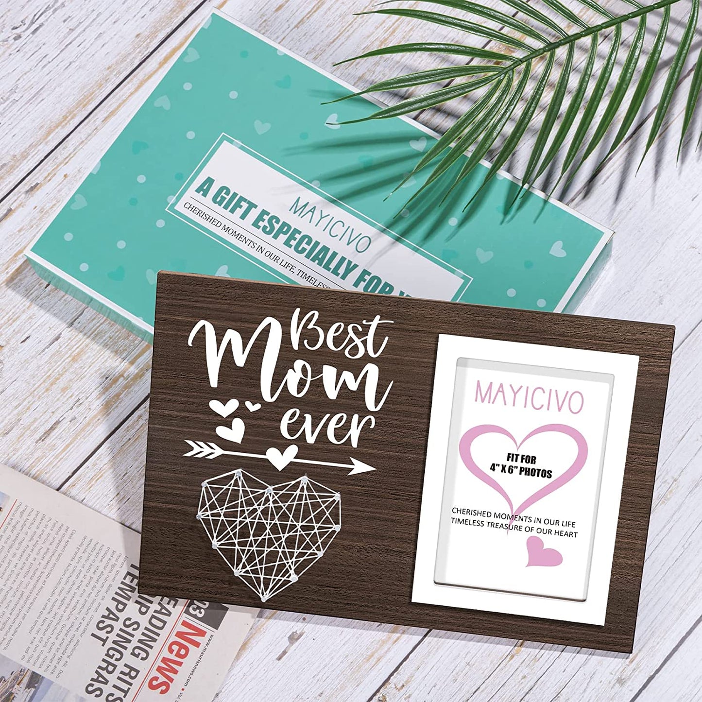 Best Mom Gifts: Mothers Day & Birthday Gifts for Mom, Wife & Mother-In-Law - 4X6 Photo Frame