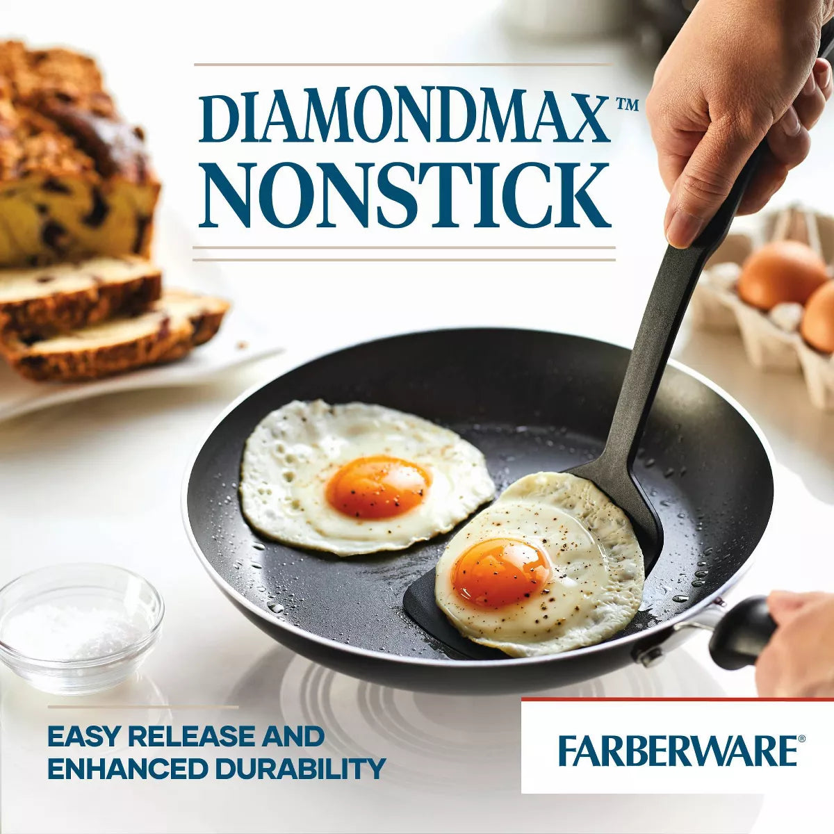 Farberware Reliance 12Pc Nonstick Aluminum Cookware Set with Prestige Tools