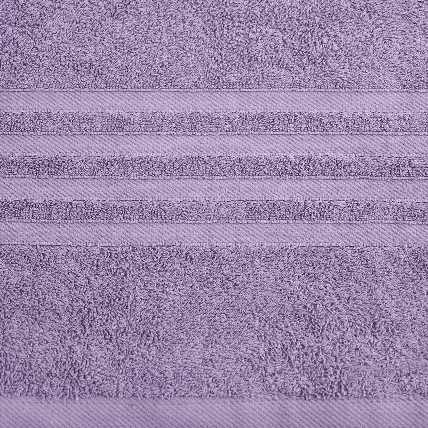 12 Piece Bath Towel Set for Bathroom - Wealuxe Collection 2 Bath Towels, 4 Hand Towels, 6 Washcloths 100% Cotton Soft and Plush Highly Absorbent, Soft Towel for Hotel & Spa - Lavender
