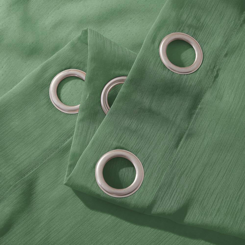 Sage Extra Wide Grommet Sheer Curtain - 55 In. W X 84 In. L