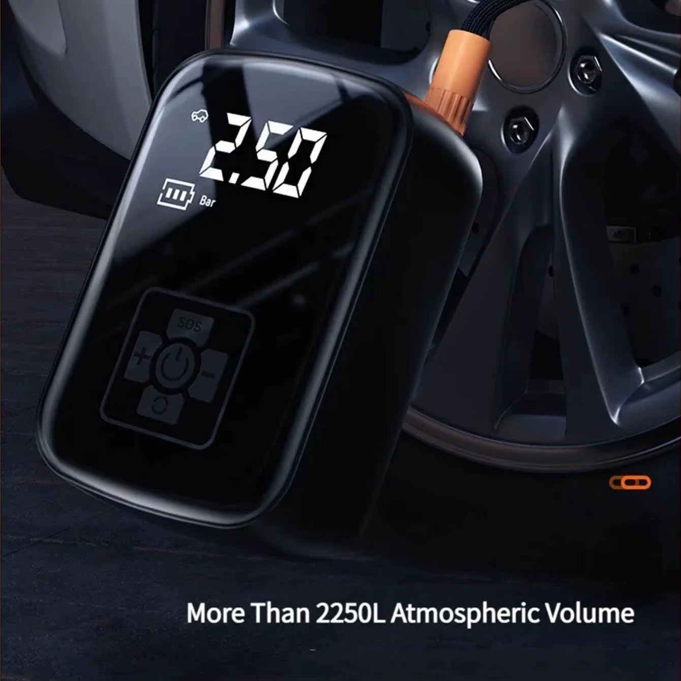 Tire Inflation Pump, Car Air Compressor, Micro Car Inflation Pump, Digital Air Compressor for Cars, Motorcycles, Bicycles