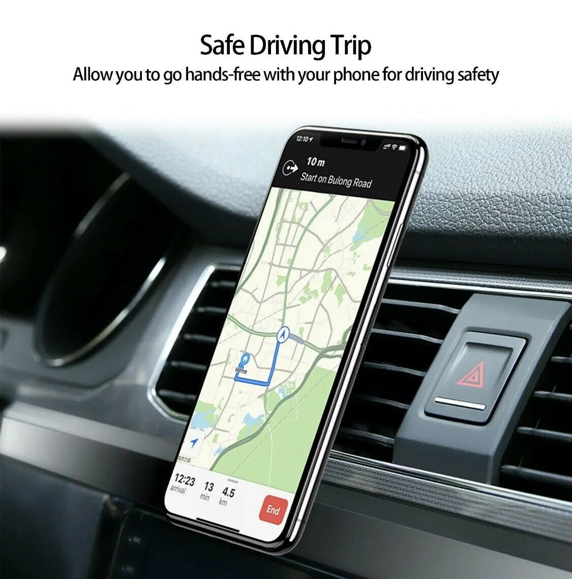Phone Holder for Car, GPS Car Mount for Mobile Phone Car Phone Holder Mount