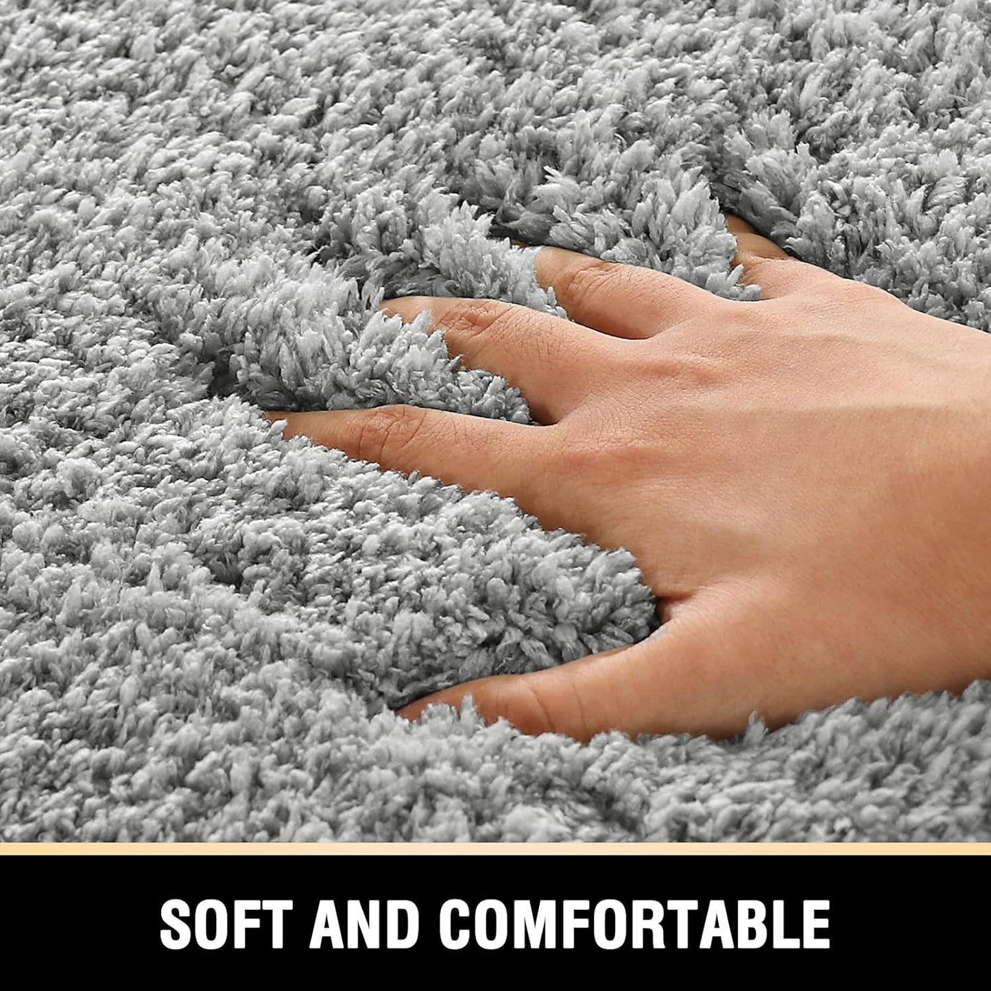 Bathroom Rug Tufted Bath Rug Bath Mat Non Slip Area Rug 24" X 36" Extra Soft Thick Absorbent Shaggy Kitchen Rug Indoor Mat Microfiber Bath Mat for Bathroom Fast Dry - Dove