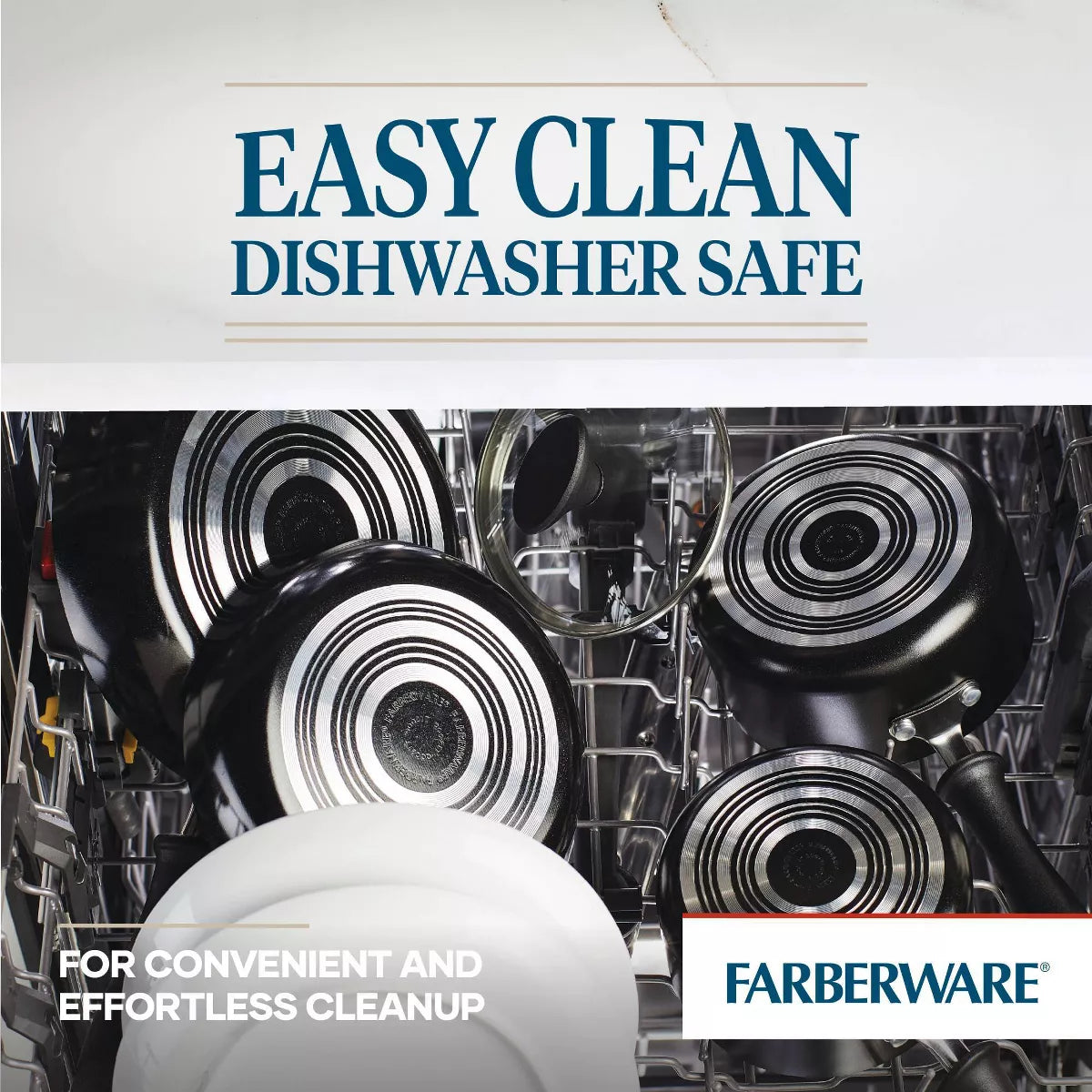 Farberware Reliance 12Pc Nonstick Aluminum Cookware Set with Prestige Tools
