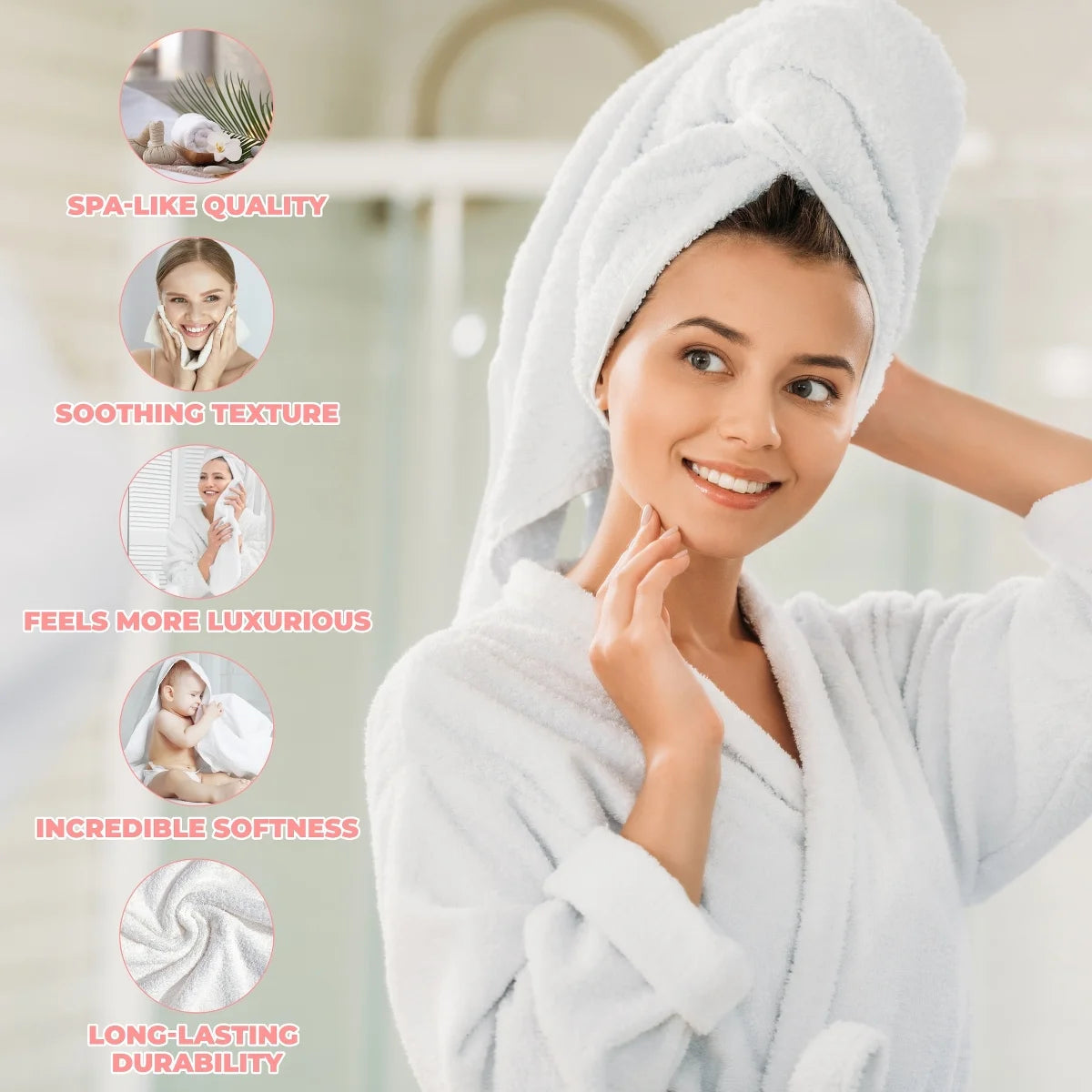 Zero Twist Cotton 12 Piece Assorted Towel Set, Jade Green