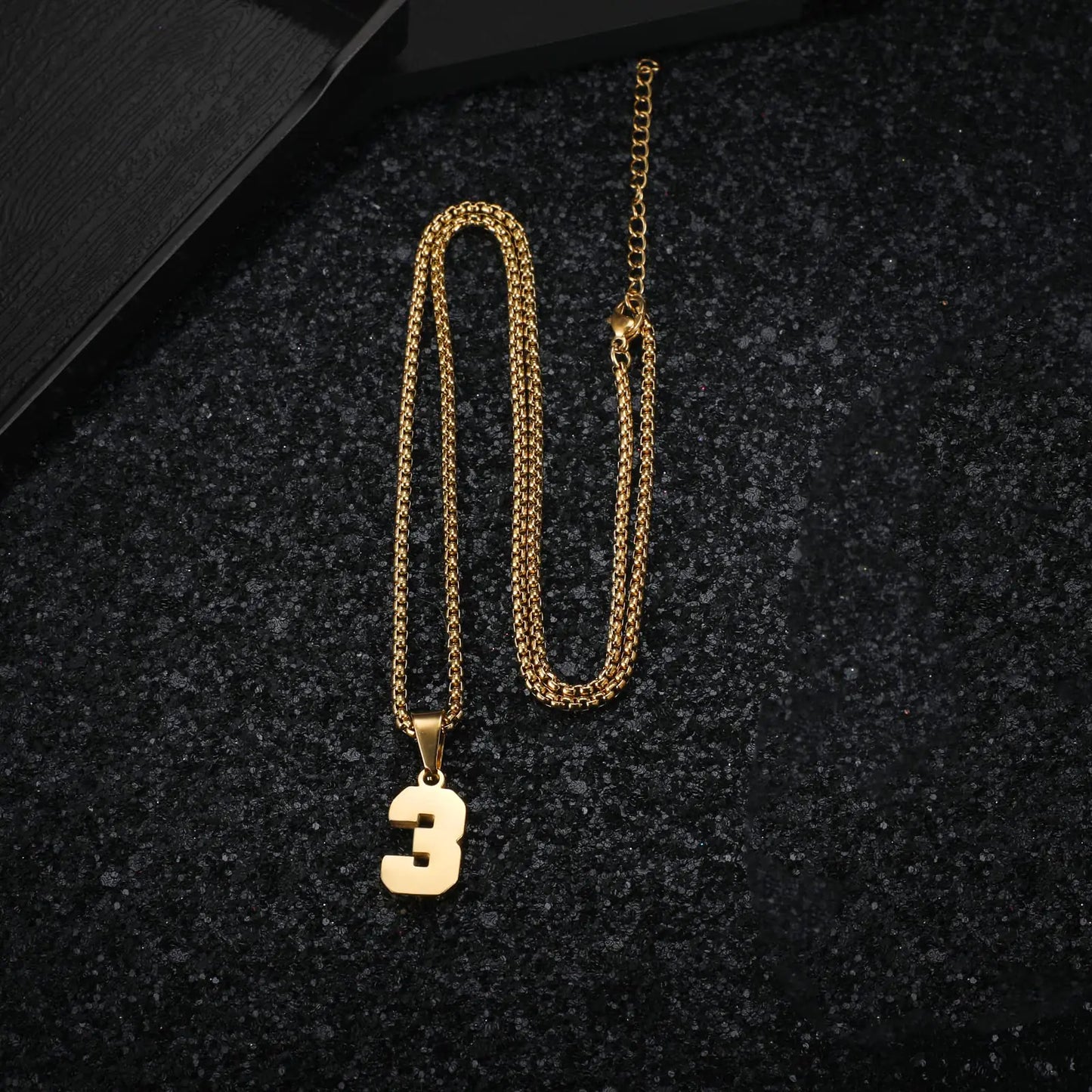 Number Necklace for Boys