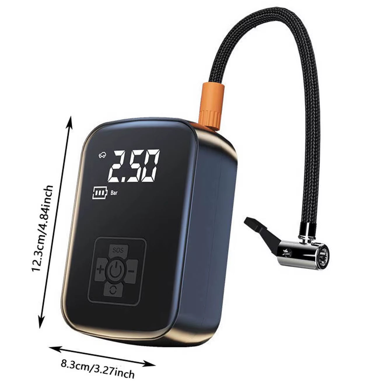 Tire Inflation Pump, Car Air Compressor, Micro Car Inflation Pump, Digital Air Compressor for Cars, Motorcycles, Bicycles