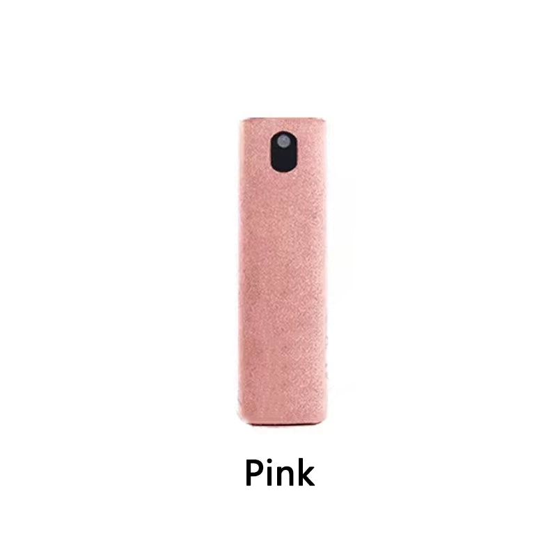 2 in 1 Phone Screen Cleaner Spray Portable Tablet Mobile Phone Touch Screen Cleaner Microfiber Cloth Set Glass Cleaning Artifact