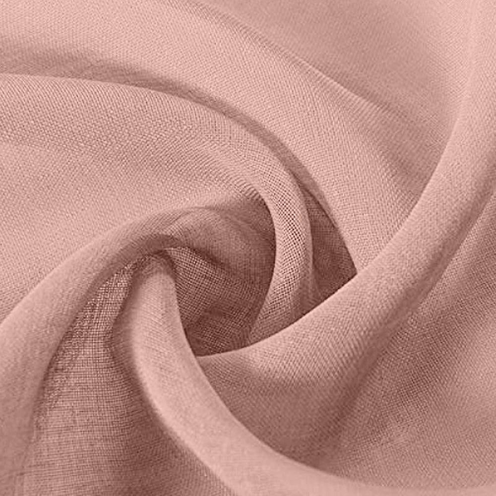 Blush Extra Wide Grommet Sheer Curtain - 55 In. W X 84 In. L