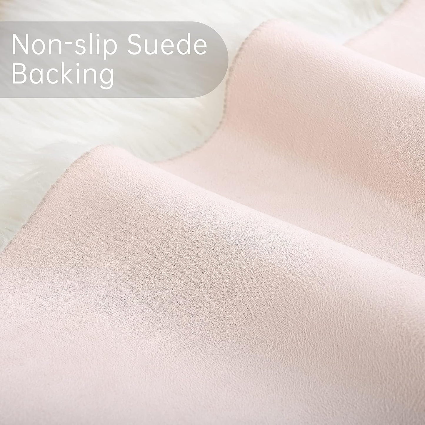 Fluffy Faux Fur Sheepskin Rugs Luxurious Wool Area Rug for Kids Room Bedroom Bedside Living Room Office Home Decor Carpet (3Ft X 5Ft, White)