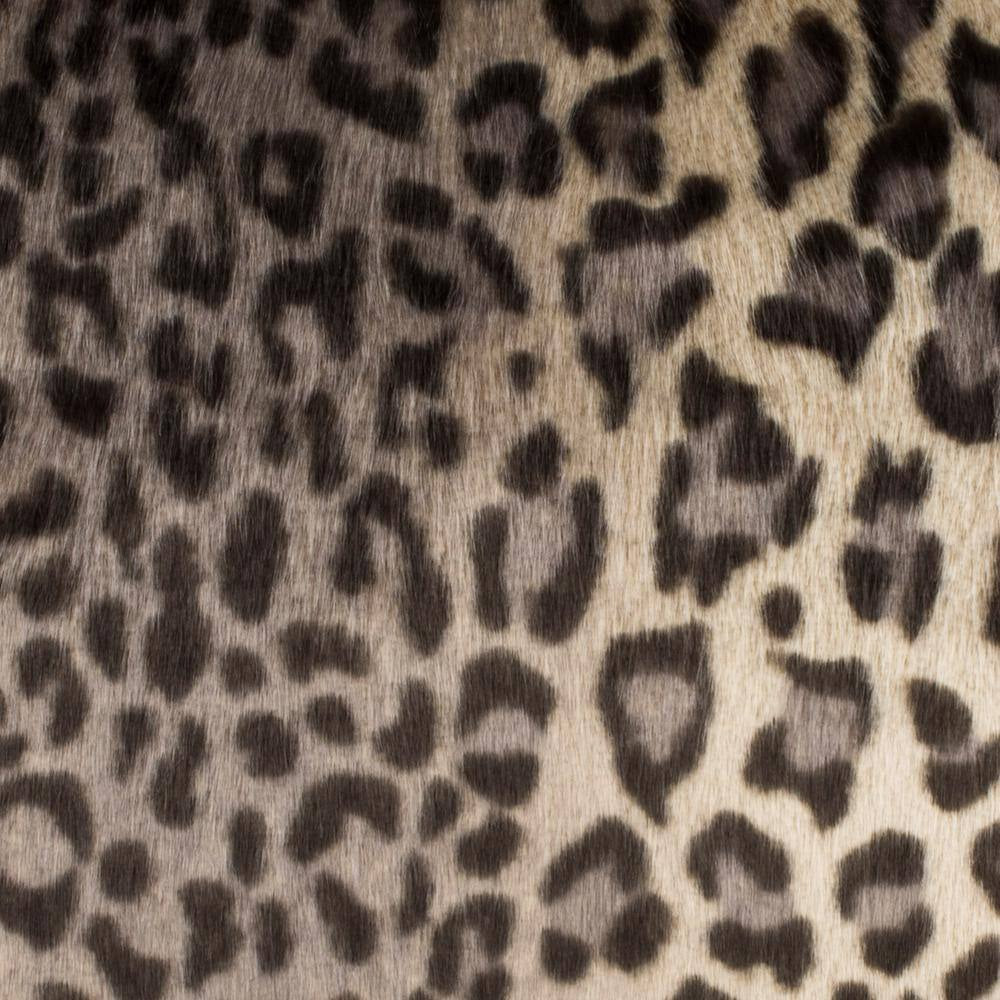 Faux Black Leopard 20 In. X 20 In. Throw Pillow