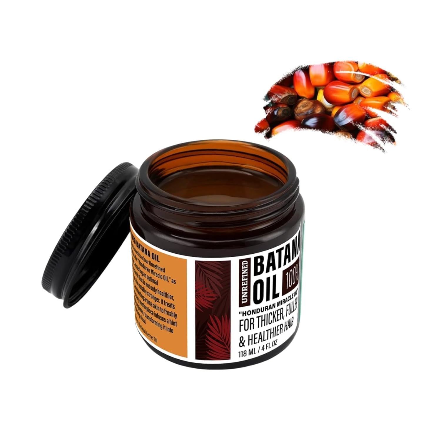 Unrefined Batana Oil for Hair Growth Unrefined Batana Oil Hair Mask Batana Oil for Improvement Batana Oil for Improving Dry Hair and Enhancing Hair Shine and Smoothness