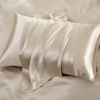 Satin Sheets Full (6 Pieces, Taupe) - Luxury Silky Satin Bed Sheets Full Bedding Set, Extra Soft Satin Sheet Set, 1 Satin Fitted Sheet + 1 Flat Sheet + 4 Pillow Cases