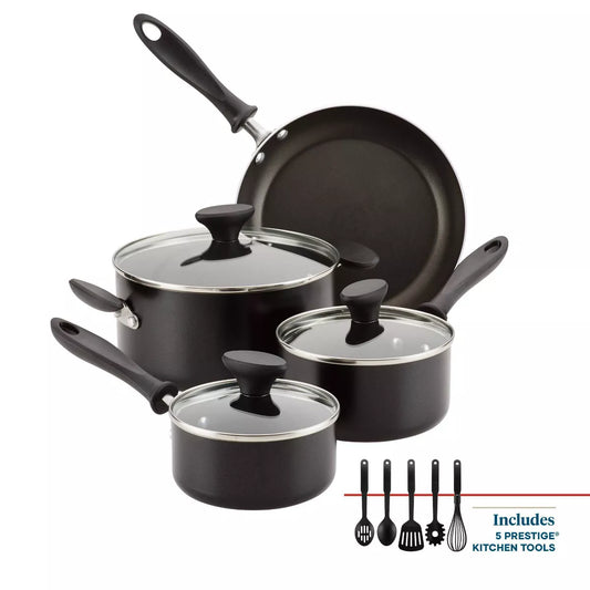 Farberware Reliance 12Pc Nonstick Aluminum Cookware Set with Prestige Tools