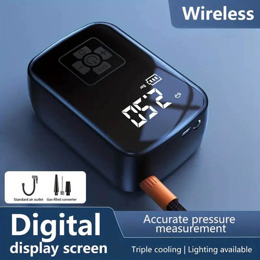 Tire Inflation Pump, Car Air Compressor, Micro Car Inflation Pump, Digital Air Compressor for Cars, Motorcycles, Bicycles