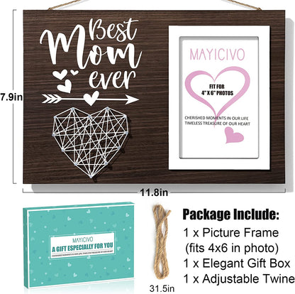 Best Mom Gifts: Mothers Day & Birthday Gifts for Mom, Wife & Mother-In-Law - 4X6 Photo Frame