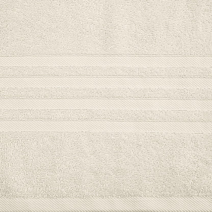 12 Piece Bath Towel Set for Bathroom - Wealuxe Collection 2 Bath Towels, 4 Hand Towels, 6 Washcloths 100% Cotton Soft and Plush Highly Absorbent, Soft Towel for Hotel & Spa - Ivory