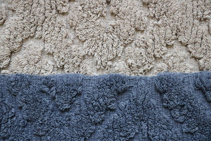 Luxury Cotton Tufted Bath Rug Floor Mat for Spa Vanity Shower Soft Machine Washable Bath Rug for Bathroom/Kitchen Water Absorbent Bedroom Area Rug (Taupe, 21" X 34")