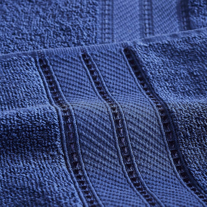 - Spun Loft 18-Piece 100% Combed Cotton Towel Set - Bath Towels, Hand Towels, & Washcloths - Super Absorbent & Quick Dry - 600 GSM - Soft & Plush, Navy