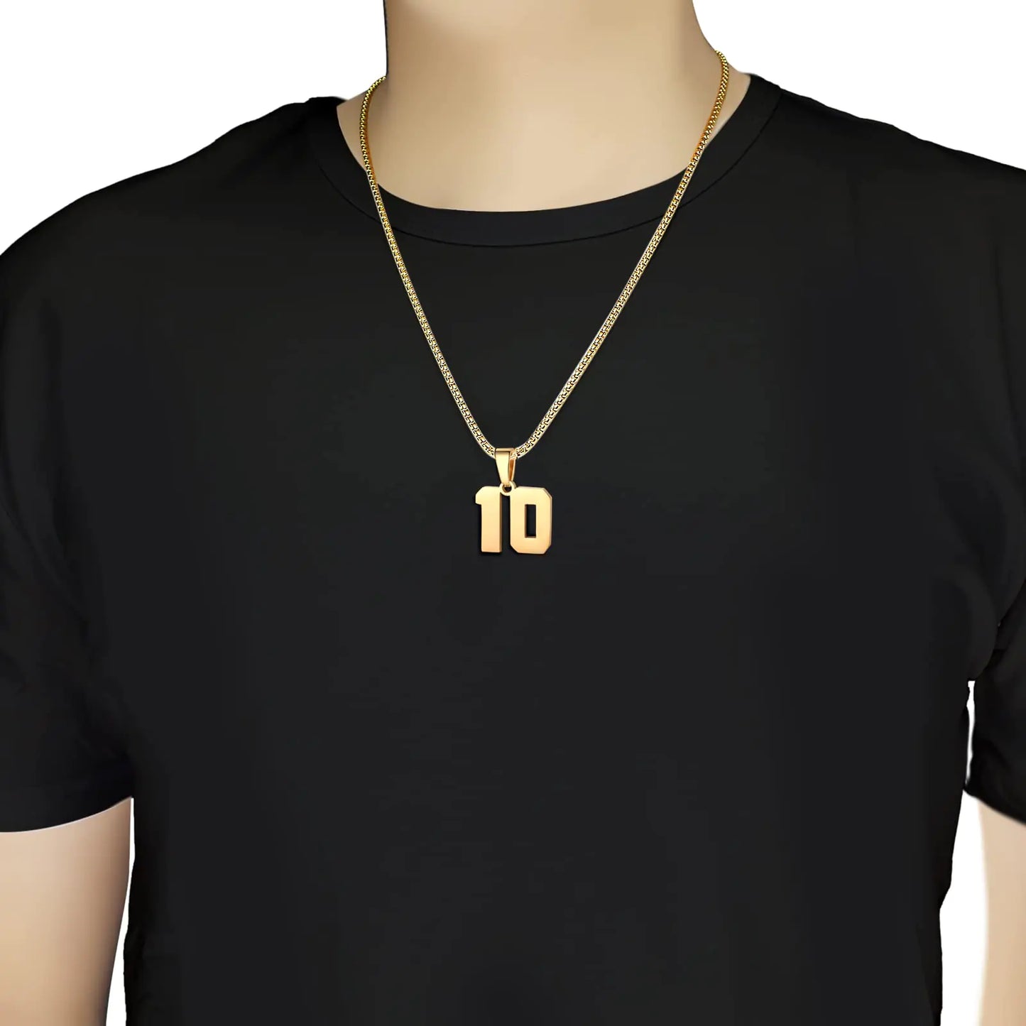 Number Necklace for Boys