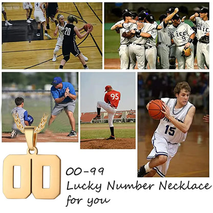 Number Necklace for Boys