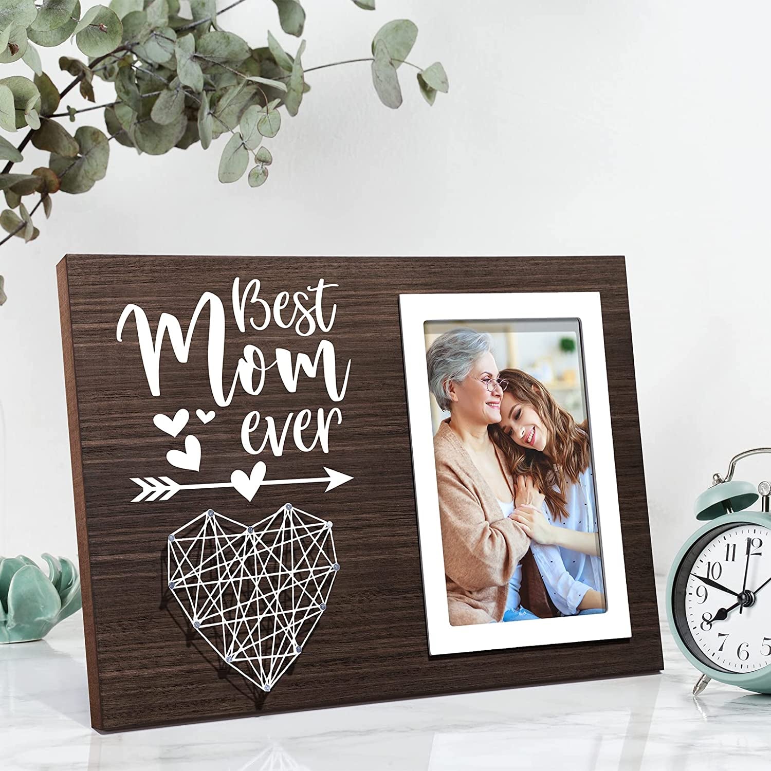 Best Mom Gifts: Mothers Day & Birthday Gifts for Mom, Wife & Mother-In-Law - 4X6 Photo Frame