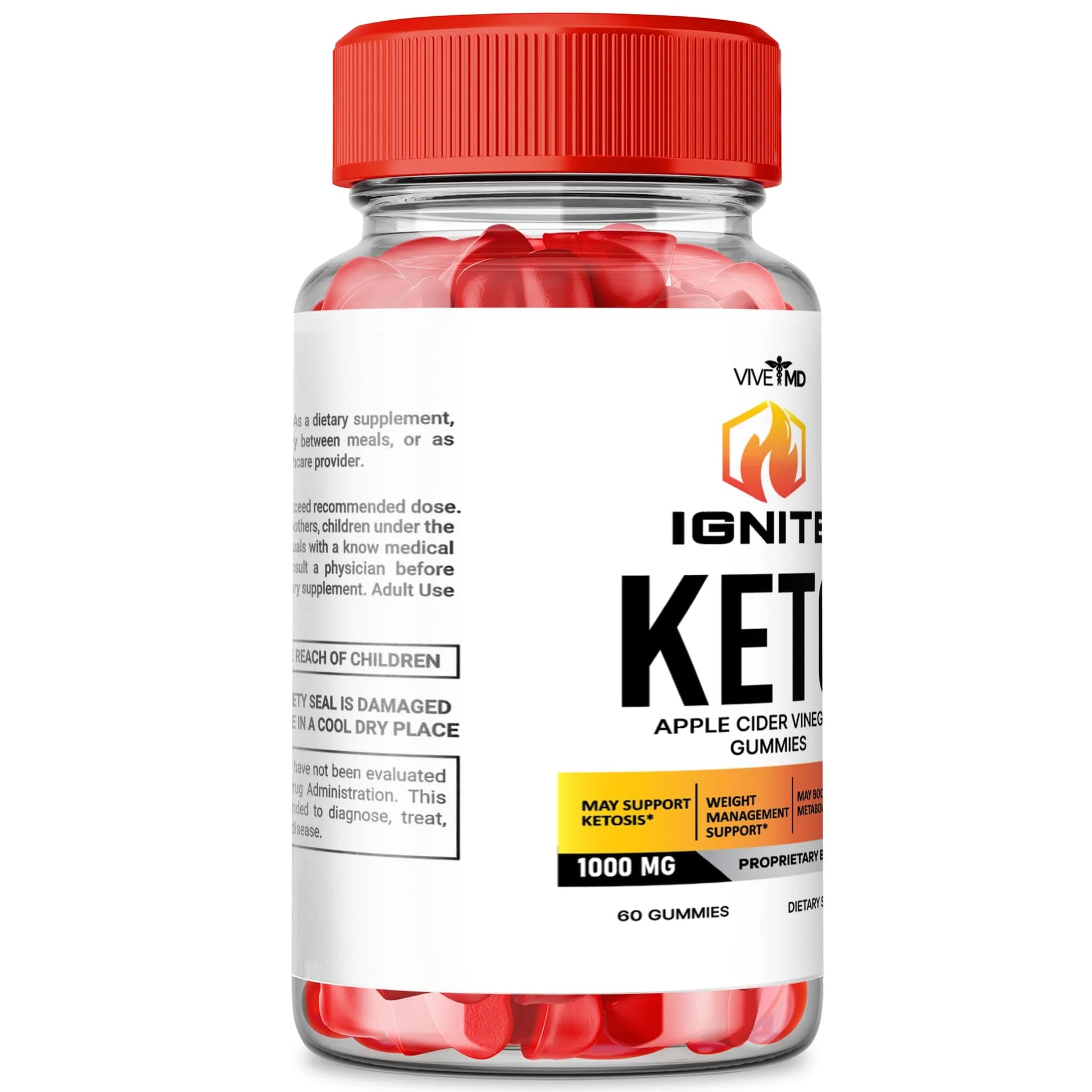ACV Gummies Keto Ignite Supplement  Gummies Keto Ignite Gummies Keto Ignite Supplements  Apple Cider Vinegar Gummies  ACV + BHB Gummies (1 Pack)