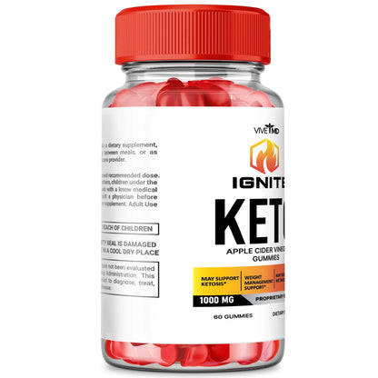 ACV Gummies Keto Ignite Supplement  Gummies Keto Ignite Gummies Keto Ignite Supplements  Apple Cider Vinegar Gummies  ACV + BHB Gummies (1 Pack)