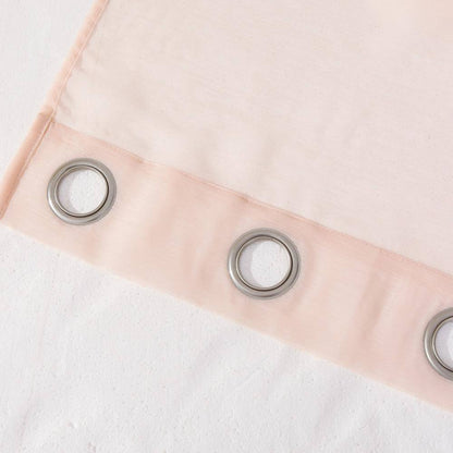 Blush Extra Wide Grommet Sheer Curtain - 55 In. W X 84 In. L
