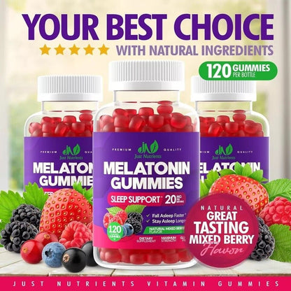 Melatonin 20Mg Gummies for Adults (120 Count) - Maximum Strength Sleep Gummies