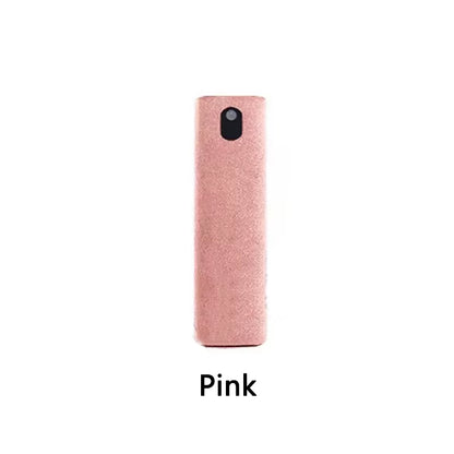 2 in 1 Phone Screen Cleaner Spray Portable Tablet Mobile Phone Touch Screen Cleaner Microfiber Cloth Set Glass Cleaning Artifact