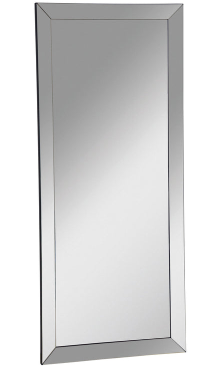 Mirrored Bevel Floor Mirror 70" X 30" by