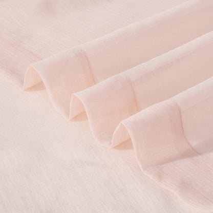 Blush Extra Wide Grommet Sheer Curtain - 55 In. W X 84 In. L