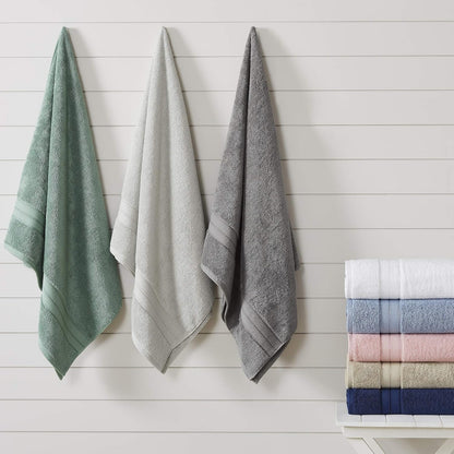 - Spun Loft 18-Piece 100% Combed Cotton Towel Set - Bath Towels, Hand Towels, & Washcloths - Super Absorbent & Quick Dry - 600 GSM - Soft & Plush, Navy