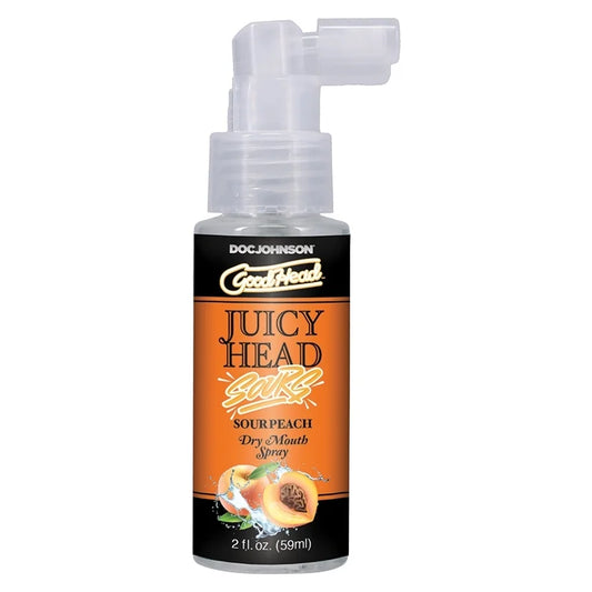 Juicy Head Sour Throat Numbing Spray, Peach, 2 Oz