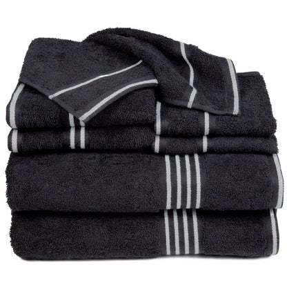 8Pc Striped  Towel Set - Yorkshire Home
