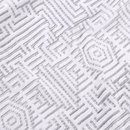 Cotton Modern Jacquard 3-Piece Towel Set, Platinum