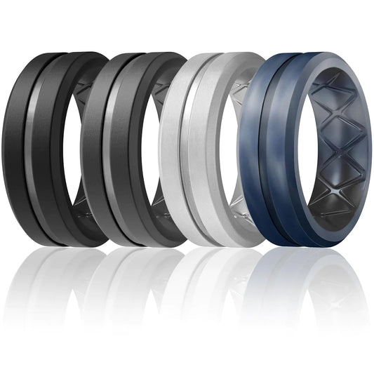 Egnaro Silicone Ring Men 1/4/6 Multipack