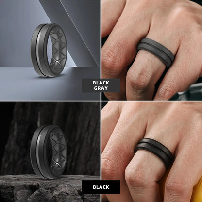 Egnaro Silicone Ring Men 1/4/6 Multipack